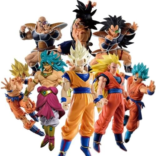 Bandai Dragon Ball Son Gohan SC World Budokai Frieza Cell Son Goku Vegeta IV Burdock Action Figure Model Toy Collection Gift