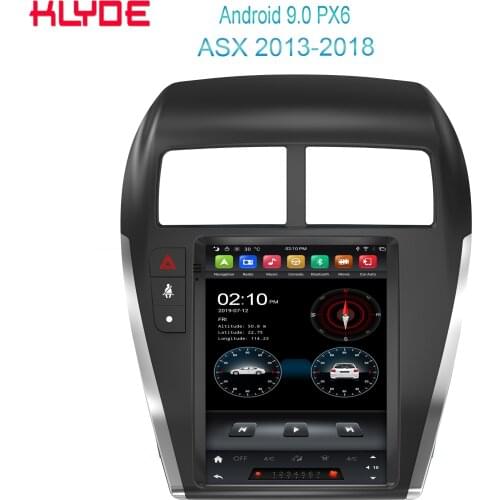 KD-97027 KLYDE Android 9.7 Inch Touch Screen Car Entertainment System with Navigation for ASX 2013-2018