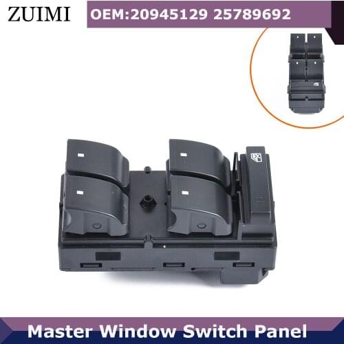Power Master Window Lifter Control Switch Regulator Button For Chevy Silverado Sierra Traverse HHR Yukon Buick 20945129 D1954F