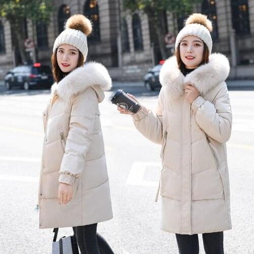 2021 Shining women long parker black fashion coat anti-static waterproof windproof hooded outdoor sports women winter jacket