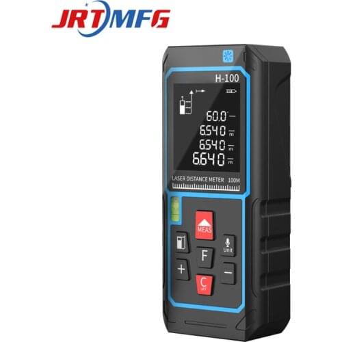 JRTMFG Laser Measuring Instrument Home Industry Construction Measure Tools High Accuracy Handheld Portable Laser Rangefinder