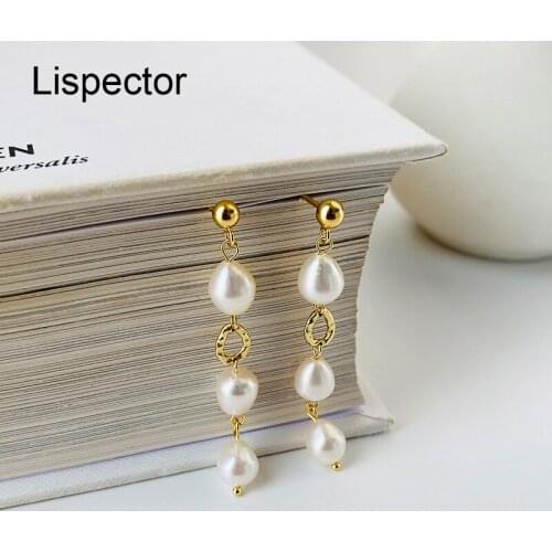 Серьги с жемчугом Lispector China At AliExpress