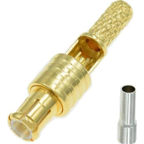 MCX Male Window Straight Crimp RG174 RG316 RF Connector