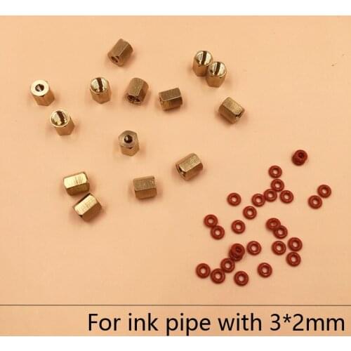 Copper Screw with O-ring for Epson Big Damper Ink Piping 3*2mm for Epson Roland VP-300/VP-540/XC-540/XJ-640/XJ-740
