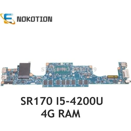 NOKOTION Laptop Motherboard For DELL Inspiron 14 7437 DOH40 MB 12310-1 RKNM5 CN-0Y6J8P 0Y6J8P Y6J8P SR170 I5-4200U 4G RAM