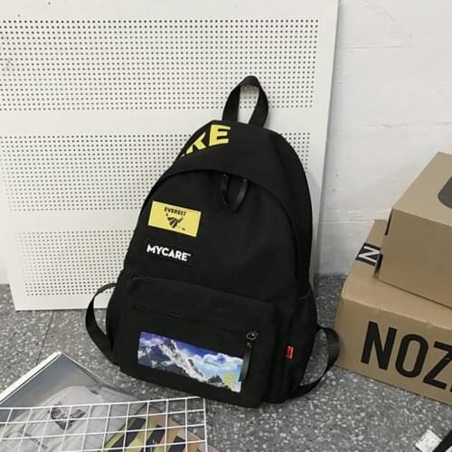 Mjzkxqz New Backpack Women Shoulder Bags Korean Ins Casual School Bag Backpacks For School Teenagers Boys Japanese Rucksack Sac