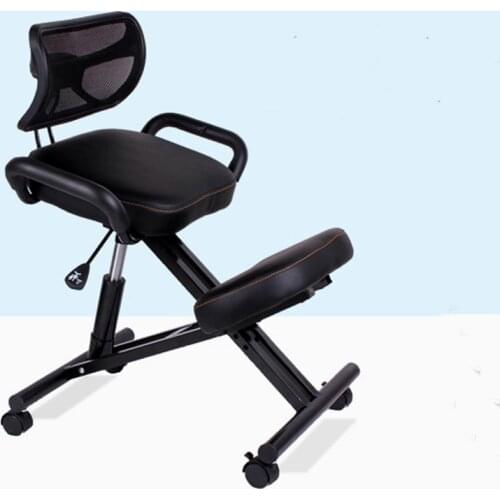 Positive Kneeling Chair Correcting Sitting Backrest Home Computer Folding Writing Chair Rotating Lifting Human Body Chair