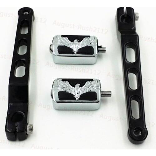 Heel Toe Gear Shift Lever W/ Eagle Peg For Harley Electra FLST FLHT FL