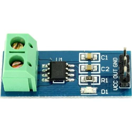 ShenzhenMaker Hall-Effect Current Sensor Module 30A ACS712 from Optimus Electric