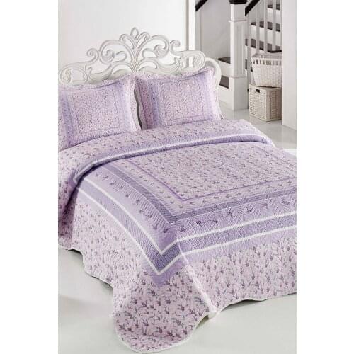 Siena Lilac Double Personality Quilted Bedspread
