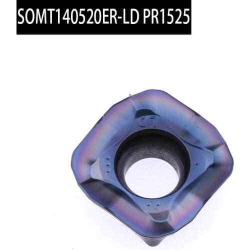 SOMT SOMT14 SOMT140520ER SOMT140520ER-LD PR1525 Milling Inserts With Hole CNC Original High-Quality Blades Lathe Tool Cutting