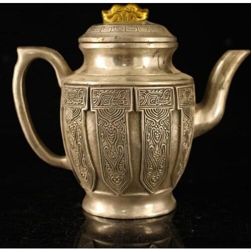 Decoration pure copper exquisite teapot and wine pot