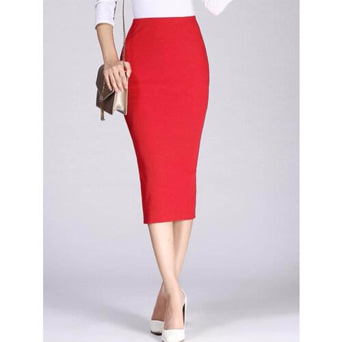 Summer skirts Sexy Chic Pencil Skirts Women Skirt Wool Rib Knit Long Skirt Package Hip Split Waist midi skirt maxi