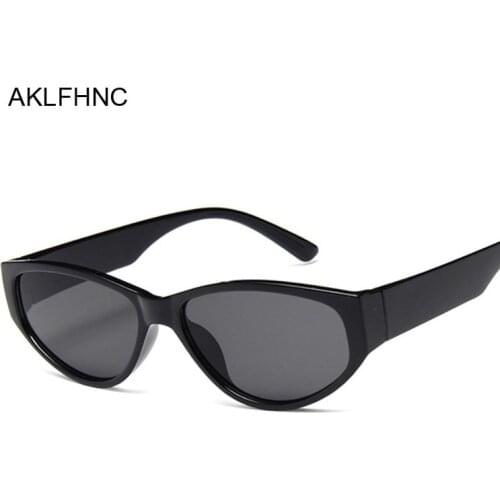 Vintage Cat Eye Sunglasses Women Classic Brand Designer Small Frame Cateyes Sun Glasses Female Luxury Oval Eyewear UV400