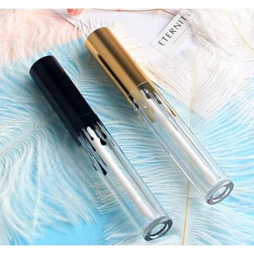 4ml Empty Clear Lip Gloss Tube Lip Balm Lipstick Bottle Container Beauty Tool Mini Sample Refillable Lipgloss Bottles