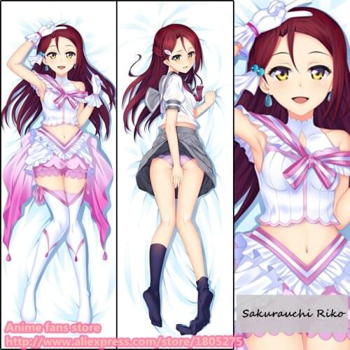 Aqours LoveLive Sunshine Sakurauchi Riko Japanese Anime Pillowcase Pillow Case Cover decorative Hugging Body Bedding