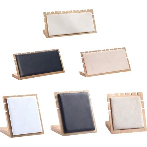 Wooden Jewelry Display Stand Multiple Necklace Storage for Window Display