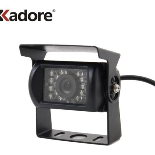 For 12-24v Car Bus Vans Lorry Truck Rear View Reversing Backup LED Camera Car Parking Assistant Kits For Bus Trucks 24v