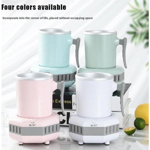 Mini Electric Ice Maker Machine Mini Fridge in 15 Minutes for Milk Coffee