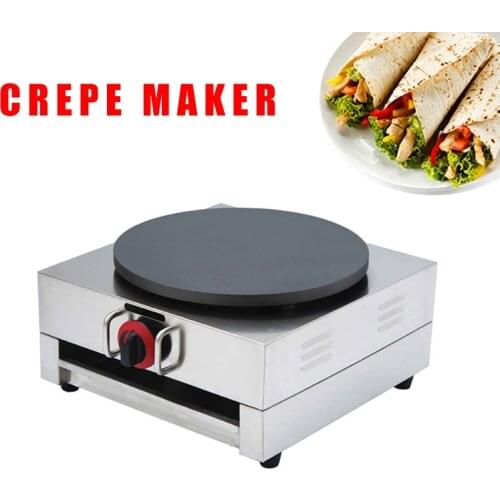 Gas Crepe Maker Commercial Single Gas Pancake Baking Machine Single-burner Pancakes furnace