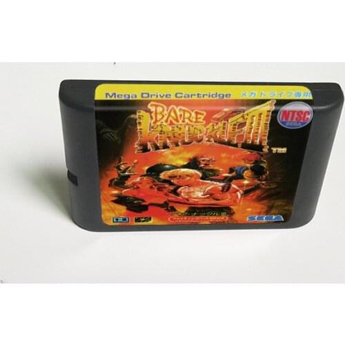 Bare Knuckle III 3 - 16 Bit MD Game Card for Sega Megadrive Genesis Video Game Console Cartridge
