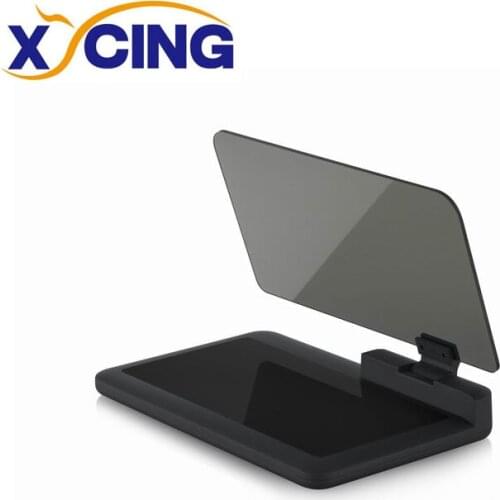 Max 6 Inches HD Reflector for Car HUD GPS Navigation Projector Image - Smartphone Holder H6 HUD Head Up Display Car Bracket