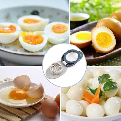Multifunctional Egg Slicer Cutter 2 in 1 Egg Cutter Stainless Steel Fruit Slicer For Kitchen Accessories Egg Tools Kitchen Tools