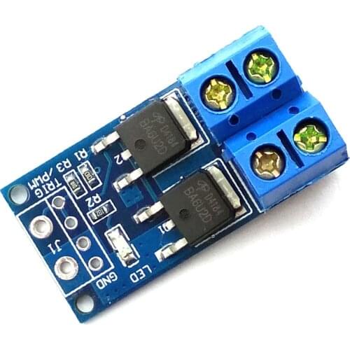 High-power MOS tube FET trigger switch drive module PWM adjustment of electronic switch control board