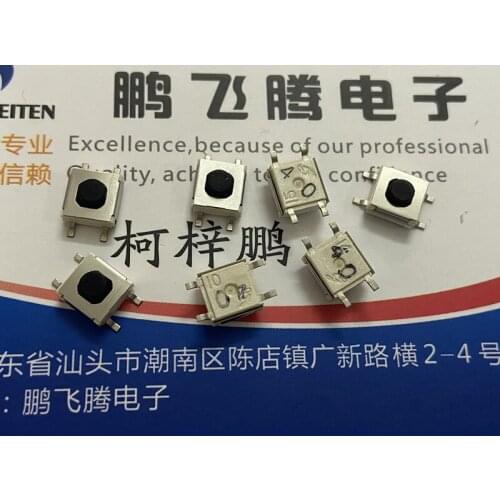 Original new 100% 95S06A3GWR waterproof and dustproof silica gel touch switch 6*6*3.4 SMD 4pin inching button