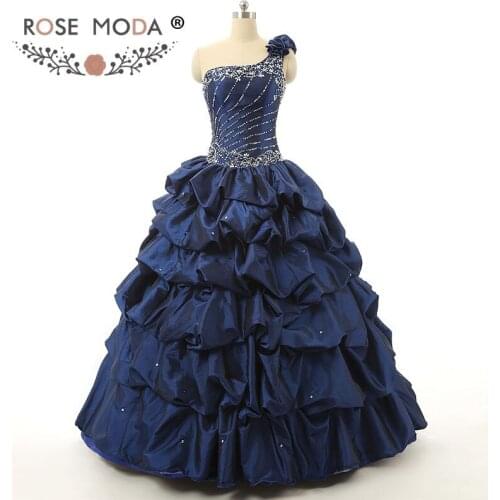 Rose Moda Womens One Shoulder Dresses