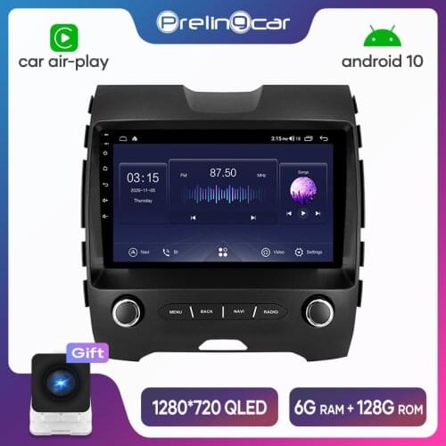 Android 10.0 System Car IPS Touch Screen Stereo For ford edge 2012 2013 2014-2015 years player Stereo