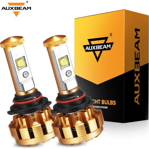 Auxbeam 50W 6000K 6000lm LED Car Headlight Bulbs H1 H3 H7 H11 9005 9006 9012 LED for Auto Headlamp Fog Light Series F-16