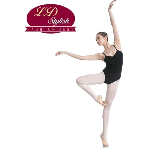 Adult Black Training Leotards Stage Performance Competition Dance Skirt Female Dancewear for Girls Swimming Practice Clothing