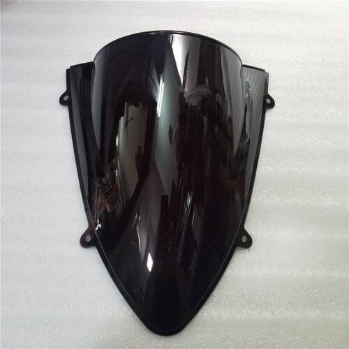 Motorcycle For Kawasaki Ninja250 Ninja 250 08-09-10-11-12 2012 High Quality Black Windshield Bubble Windscreen Wind Deflectore