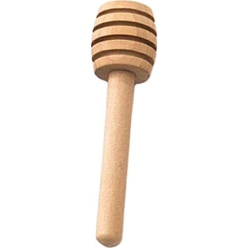 300 Pack Mini 3 Inch Portable Wooden Honey Dipper Sticks for Honey Jar Dispenser Drizzle Honey, Personalized Name Text Font