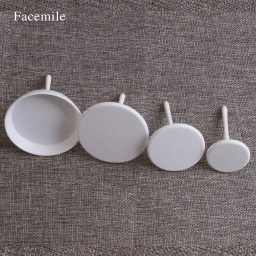 4Pcs/set Cake Cupcake Stands Icing Cream Flower Nails Set Pastry Decorating Tool