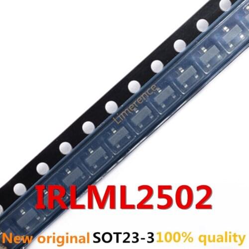 50PCS IRLML2502 SOT23 RLML2502TRPBF SOT-23 SMD new and original IC Chipset Support the BOM one-stop supporting services