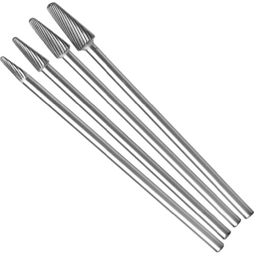 1PC High Quality 150mm Length Rotary Burrs Abrasive Tools Tungsten Carbide 6mm Diameter Shank Longer Rotary File