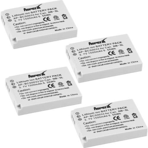 1x 1500mAh NB-5L NB 5L NB5L Camera Battery For Canon S110 SX200 SX210 SX220 SX230 IS HS IXUS 800 850 860 870 990 SD 950 970