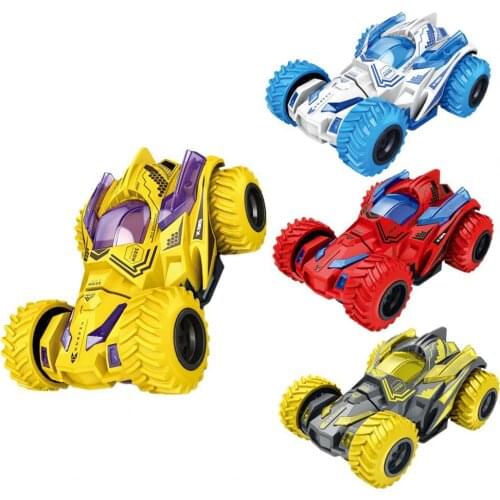 Off-Road Car Toy 360 Degree Rotation Anti-friction Strong Grip Pull Back Car Vehicles Dumper Truck Kids Toys For Children Boys