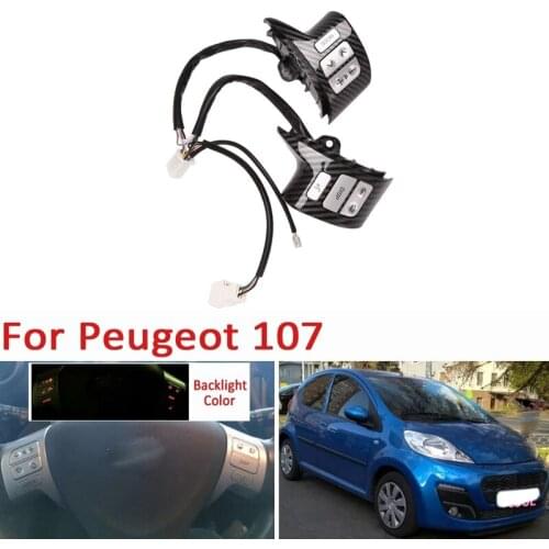 Car Steering Wheel Button Switch Cruise Control Volume Control Switch for Peugeot 107 Toyota Corolla 2007-2010