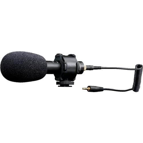 BOYA BY-PVM50 3.5mm Stereo X/Y Condenser Video Microphone for Canon DSLR Camera Camcorder Audio Recorder Mic Free Windshield
