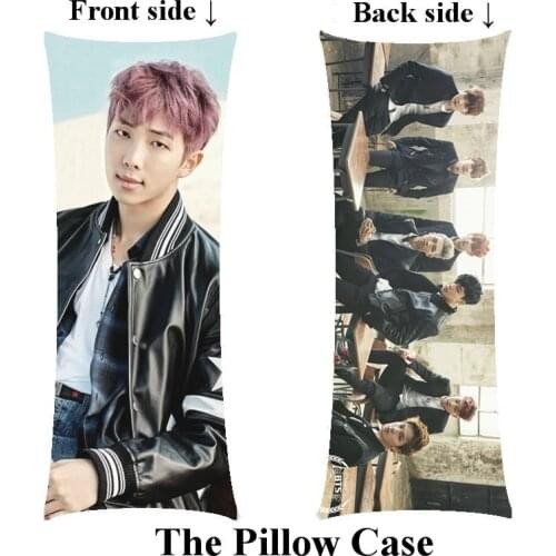 Kpop rm Rap Monster home Boyfriend long body Pillow Case Cover Bangtan Boys Customize case print two sides