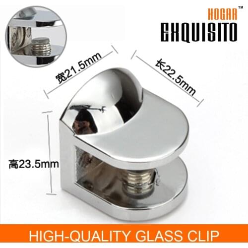 Home Hardware Fitting Seiko Quality Glass F Clamp Fixed Folder Bracket Card Clip Glass - Plate 100-10