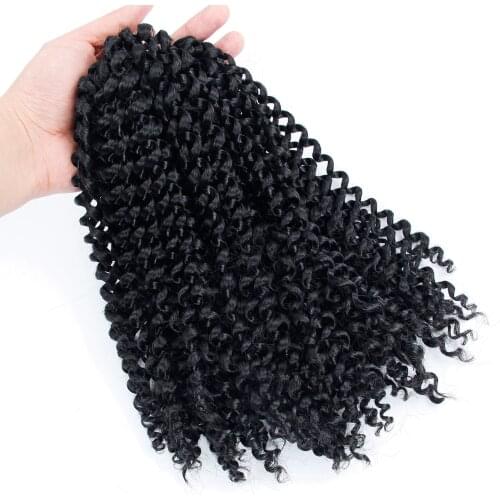 Kinky Curly Crochet Hair Braid Synthetic Braiding Hair Extensions Jerry Curl Ombre Grey Hair Bundles Kinky Twist Crochet Hair