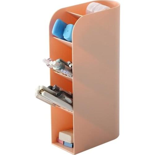 Multifunction Pen Holders Vertical Storage Box Pencil Pen Brushes Cosmetics Tool Holder Organizer Case organizador escritorio