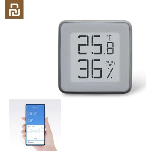 [Upgrade Version] MMC E-Ink Screen BT2.0 Smart Bluetooth Thermometer Hygrometer Works For MIJIA App Home Gadget Tools