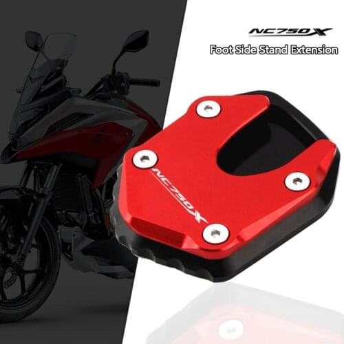For HONDA NC750X NC 750X NC750 X 2021-2022 Motorcycle CNC Foot Side Stand Pad Plate Kickstand Enlarger Support Extension