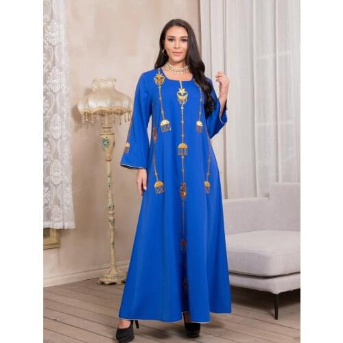 Ramadan Turkey Muslim Dress Women Moroccan Kaftan Islamic Clothing India Khimar Djellaba Dubai Jilbab Party Vestidos Eid Abaya