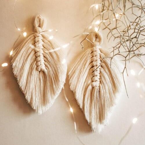 Hand Woven Non Slip Coaster Heat Insulation Cup Pad Mat Wall Hanging Ornament decoration for wall Hanging Decorations